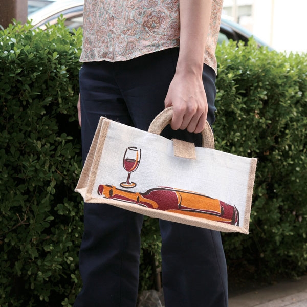 麻バッグ 1本用 横型